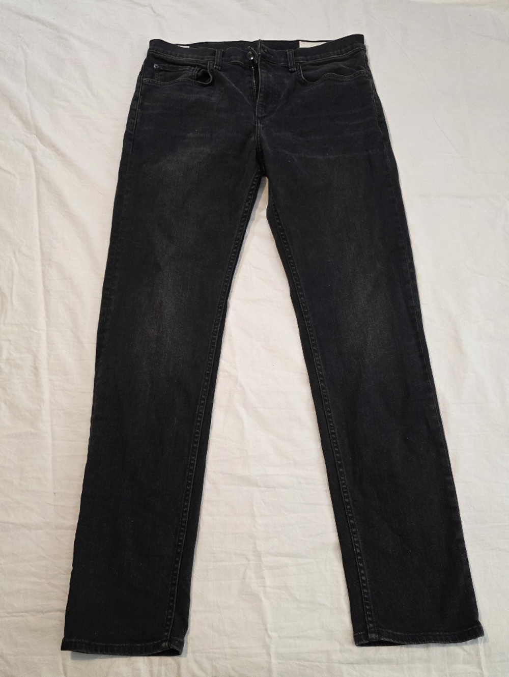 rag & bone Black Slim Fit Jeans Mens 34/32